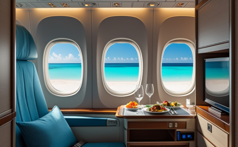 Affordable First Class Flights to Sunny Getaways