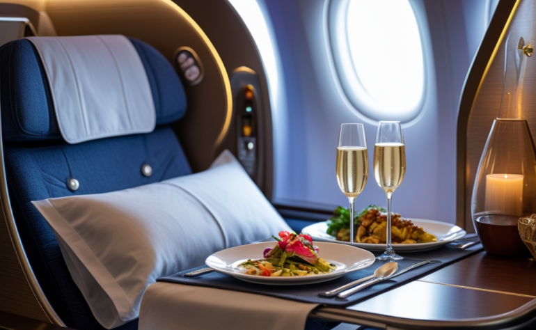 Comparing Luxury Airline In-Flight Experiences